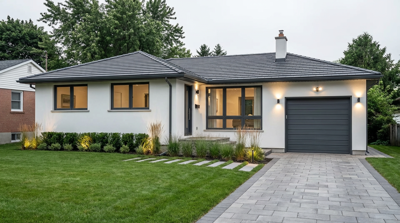 Demo car with professional AI-generated background